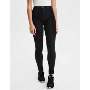 American Eagle black curvy hi-rise 00 jeggings